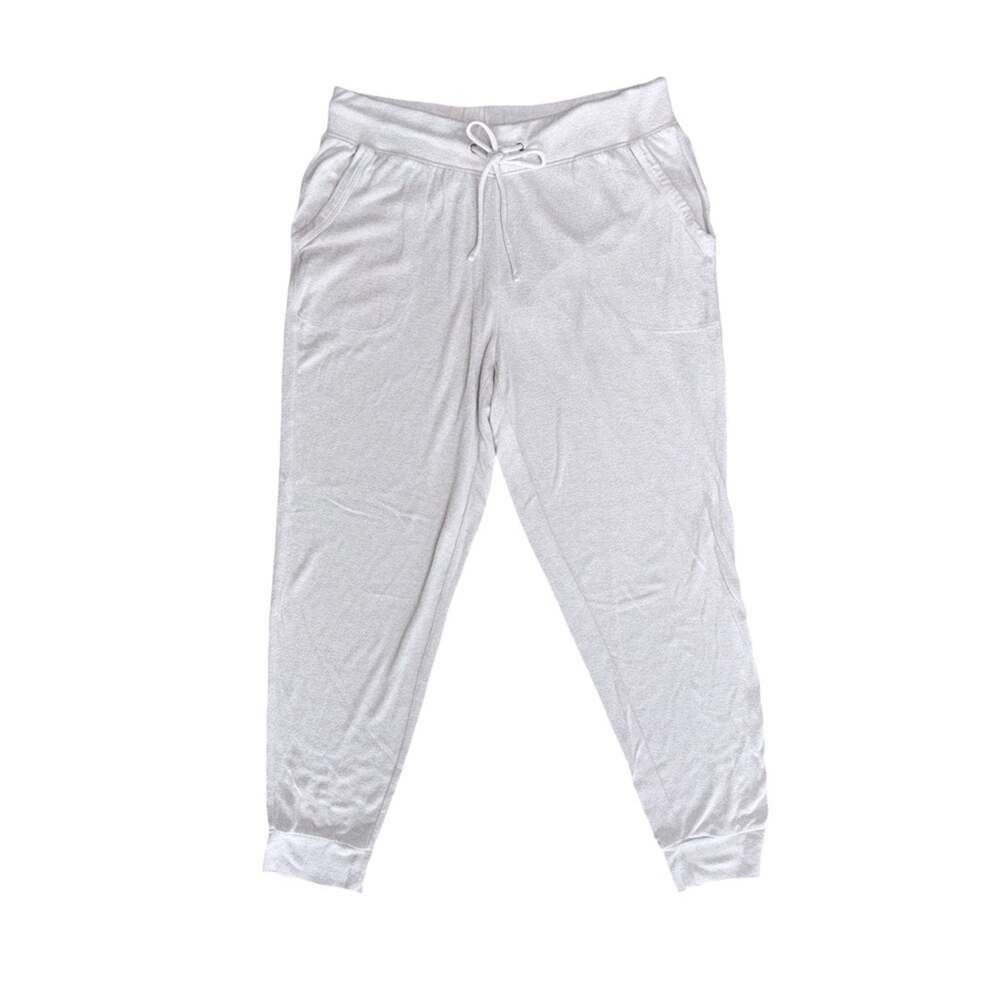 OLD NAVY Women’s Cream Beige Drawstring Waist Joggers with Pockets